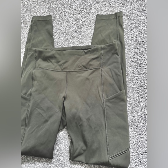 LULULEMON Speed Up Tight *Full On Luxtreme 28” Dark Olive Green Size 6 - Picture 7 of 12